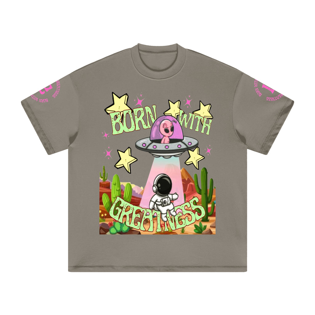 Born With Greatness Alien Astronaut T-Shirt