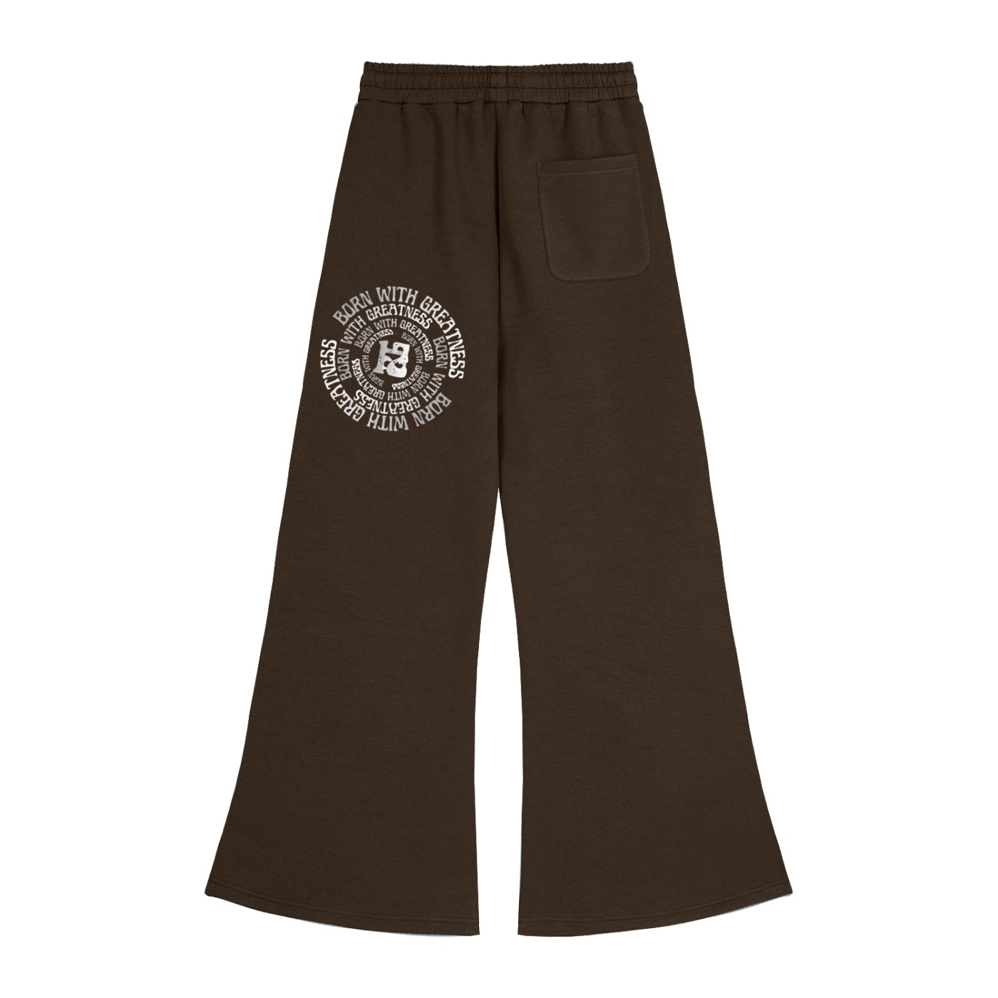 Born With Greatness Wide-Leg Sweatpants